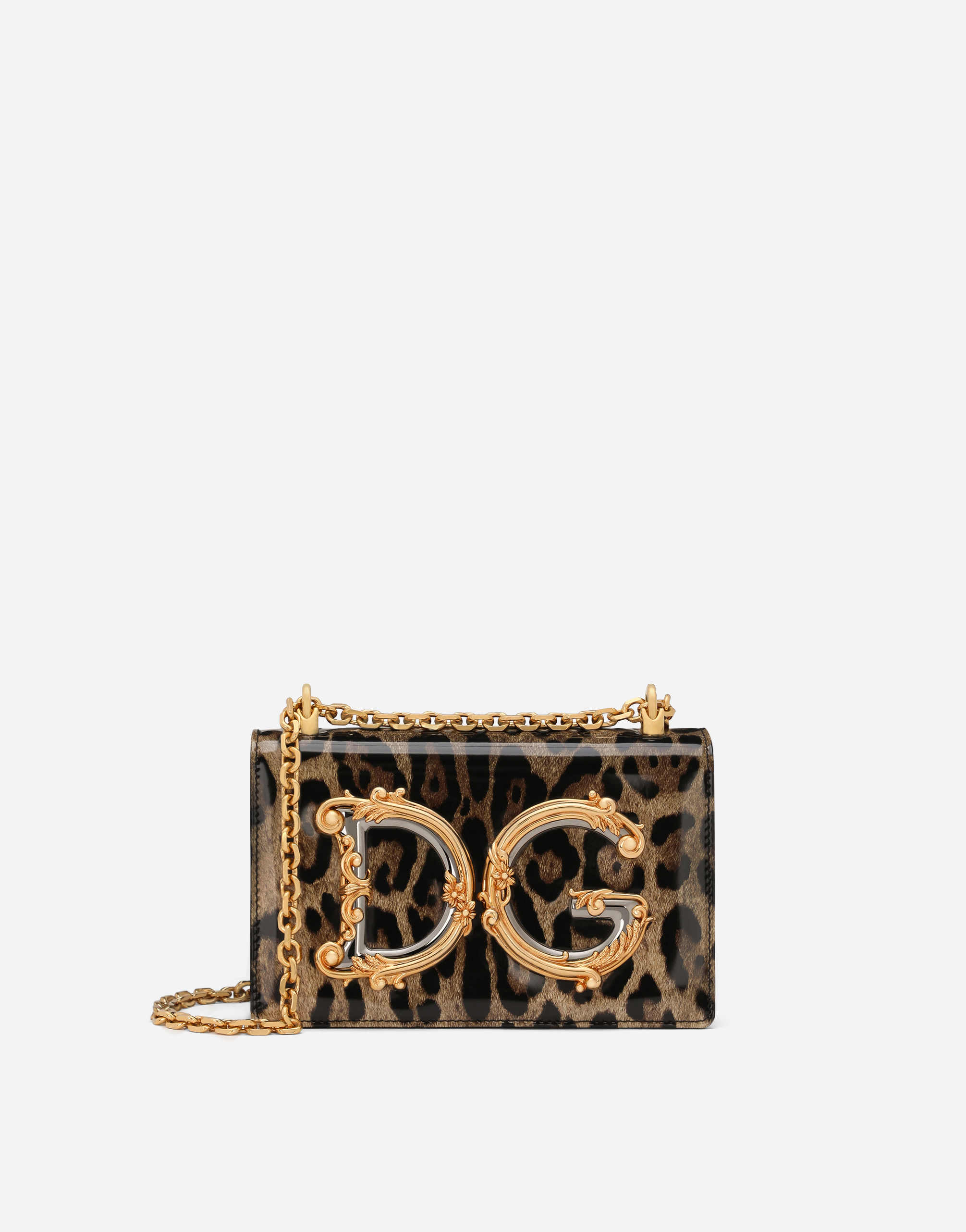 Medium DG Girls shoulder bag in Animal Print for Women