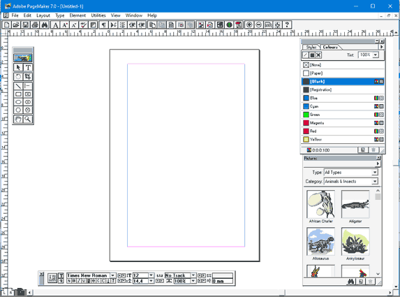 PageMakerファイル（PMD、P65、PM6）をPDFまたはINDDに変換する