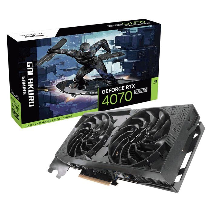 玄人志向 GG-RTX4070SP-E12GB/DF2 (GeForce RTX 4070 SUPER 12GB