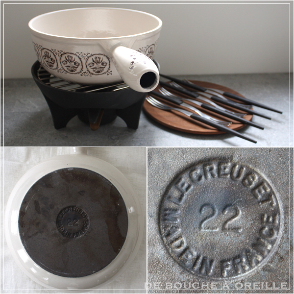 オールドバカラ アンティーク DE BOUCHE A OREILLE / LE CREUSET