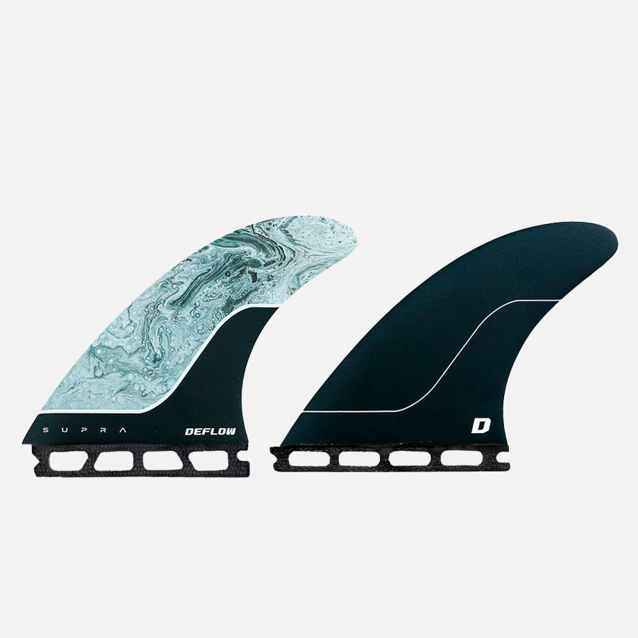 Deflow Surf - Supra Silver Thruster Fins