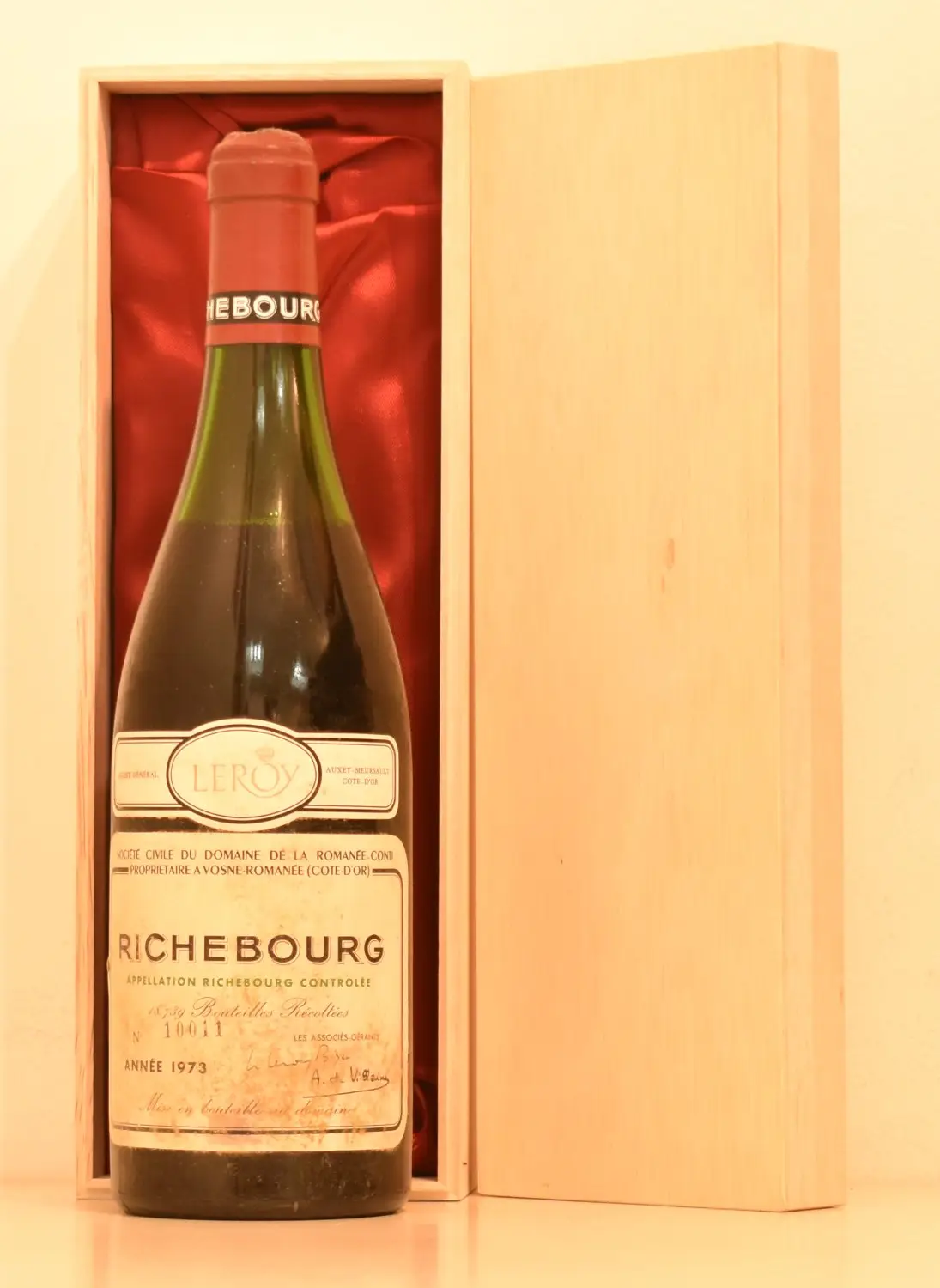1973年 DRC リシュブール （ドメーヌ・ド・ラ・ロマネ・コンティ