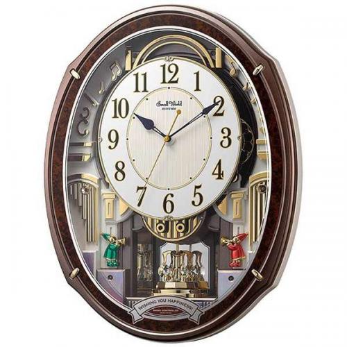 デンキチWeb / リズム時計 RHYTHM 電波掛け時計 スモールワールド