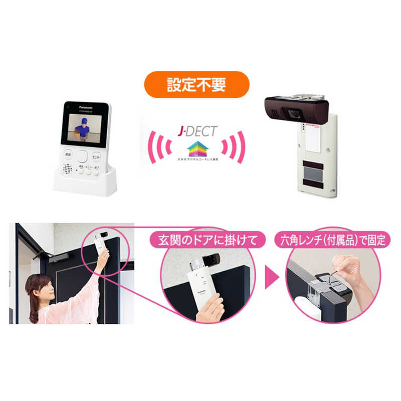 デンキチWeb / パナソニック Panasonic モニター付きドアカメラ スマ