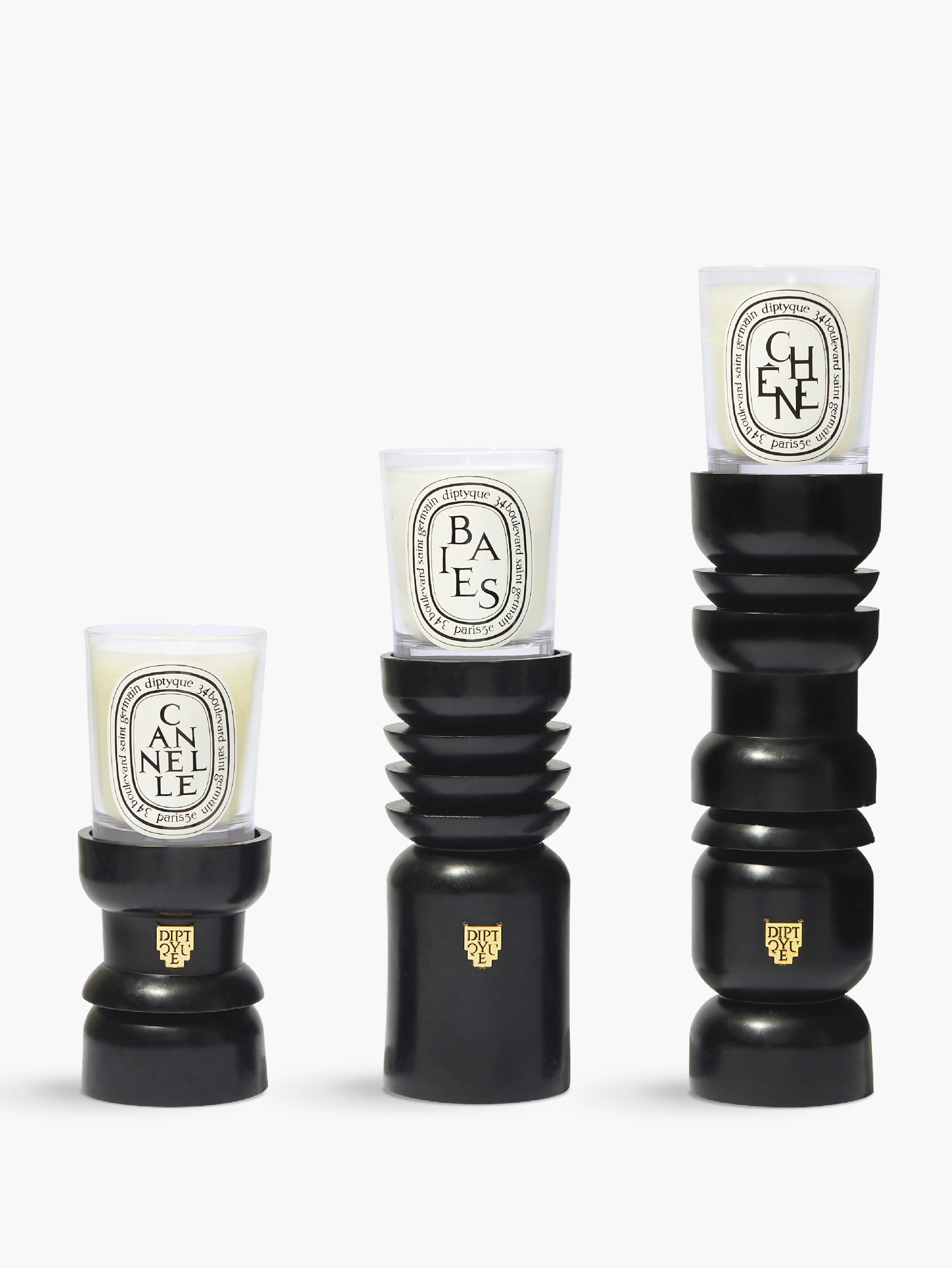 ワックス キャンドルホルダー チェス - 3個セット | Diptyque Paris