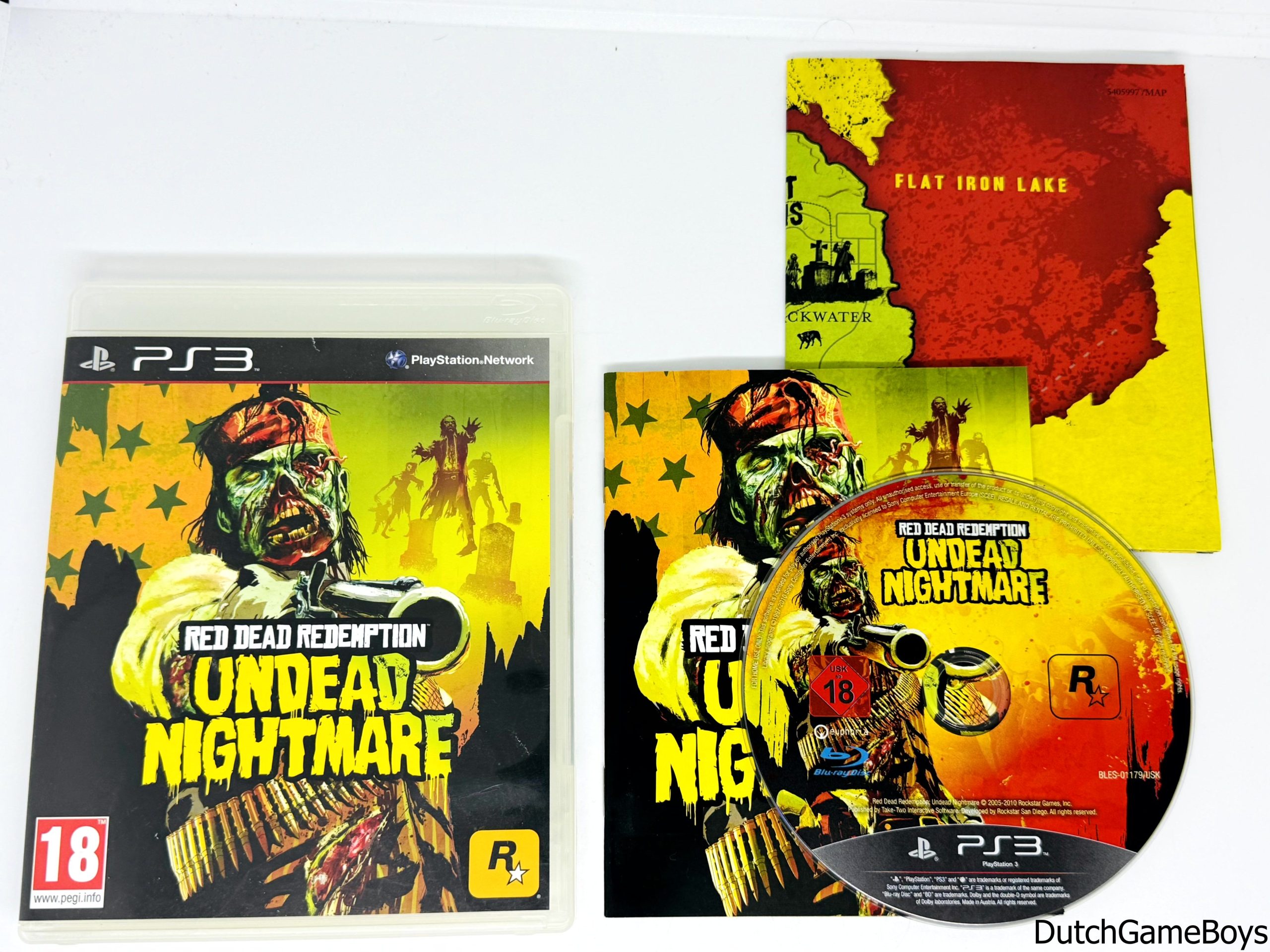 Playstation 3 / PS3 – Red Dead Redemption – Undead Nightmare + Map