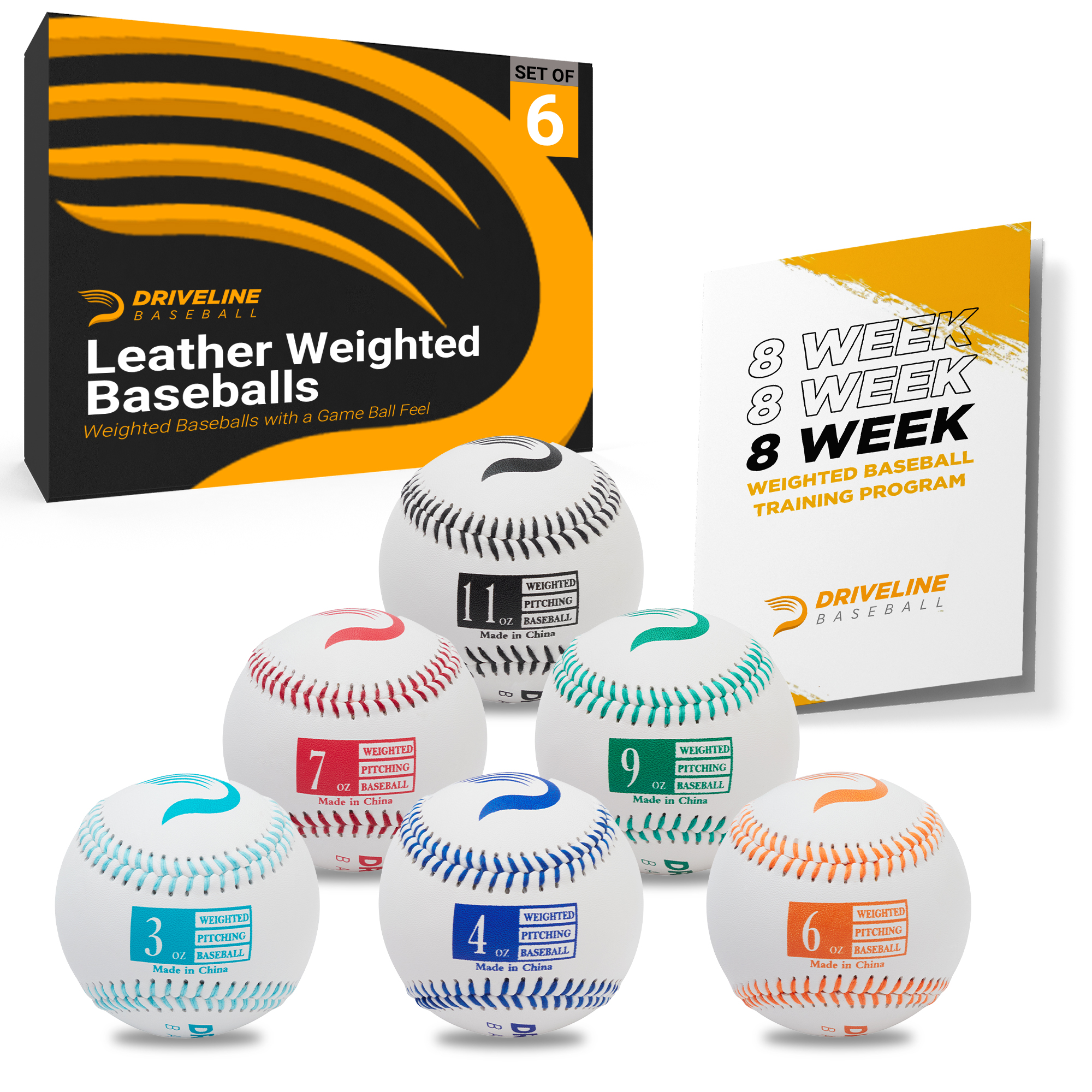 Driveline Leather Weighted Baseballs - Driveline Baseball