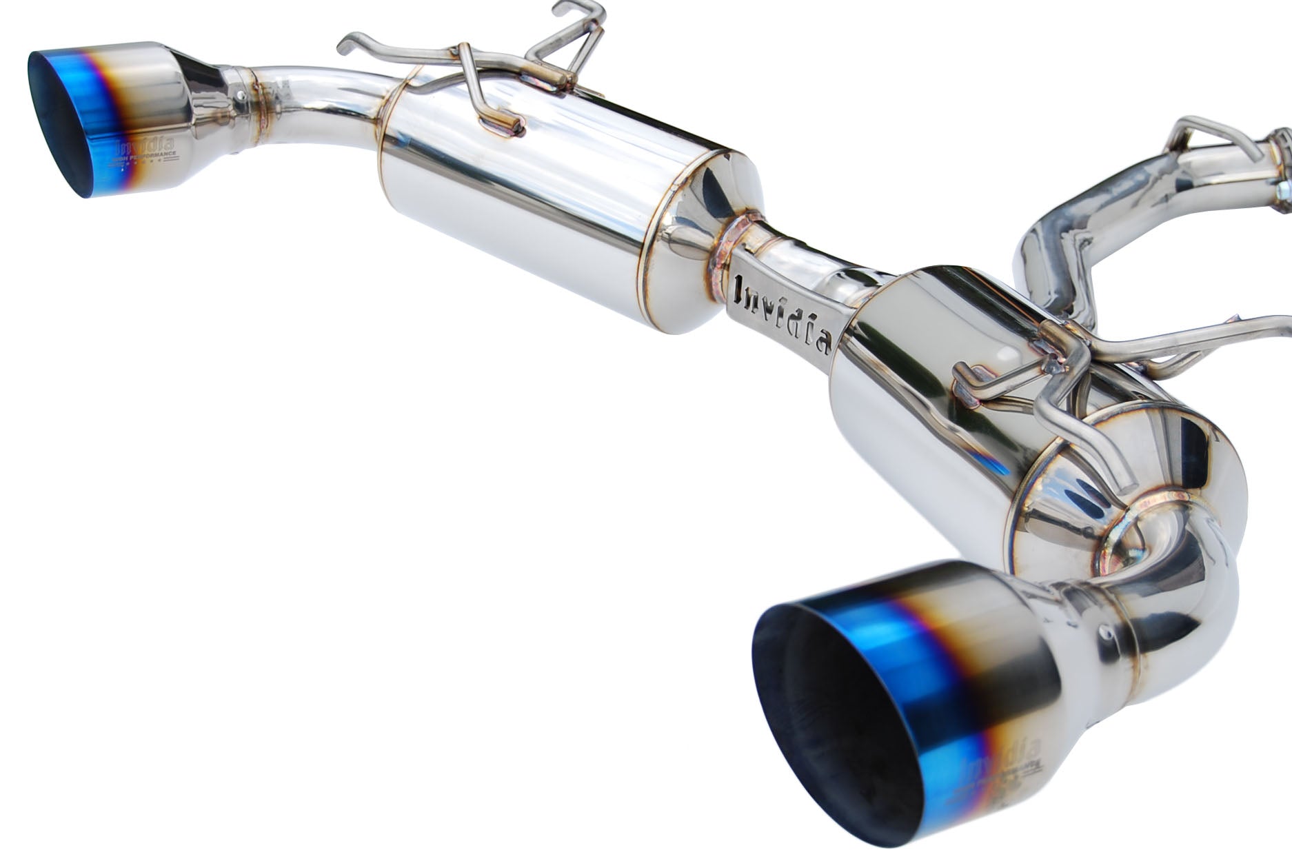Invidia N2 Cat Back Exhaust - Titanium Tips - 2013-2024 Scion FR-S