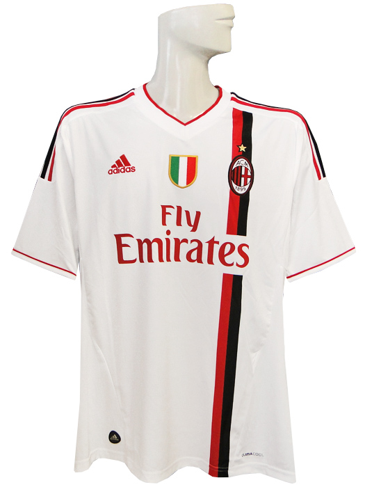 限定再入荷***(アディダス) adidas/11/12ACミラン/アウェイ/半袖