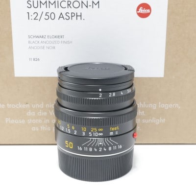 Leica ズミクロン M 50mm F2 ブラック 6bit 11826 (11826C) Aランク