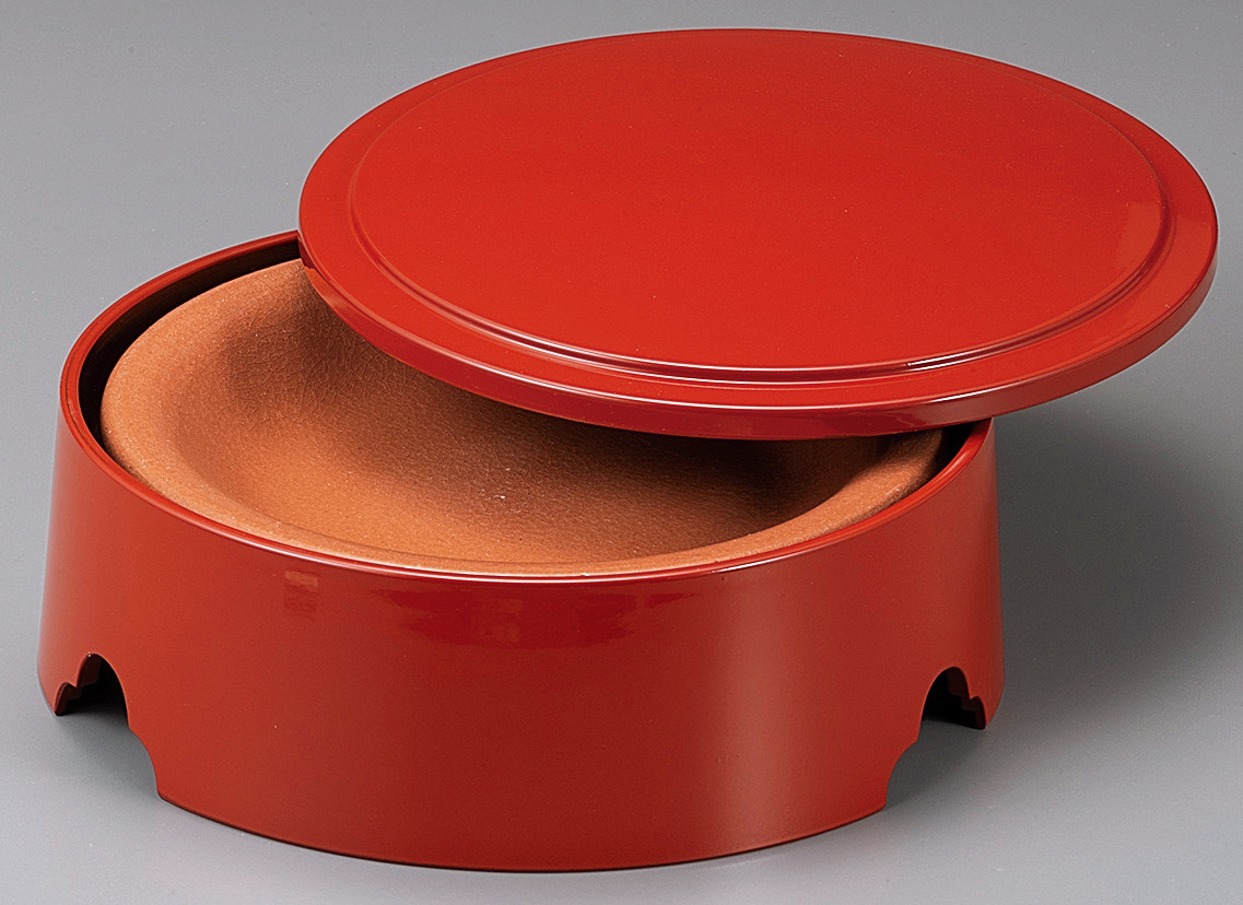 6寸 柳川鍋 朱の通販-フクジネット/業務用漆器