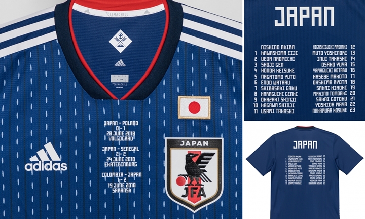 シリアル入り生産枚数600着限定】サッカー日本代表の2018 FIFAワールド