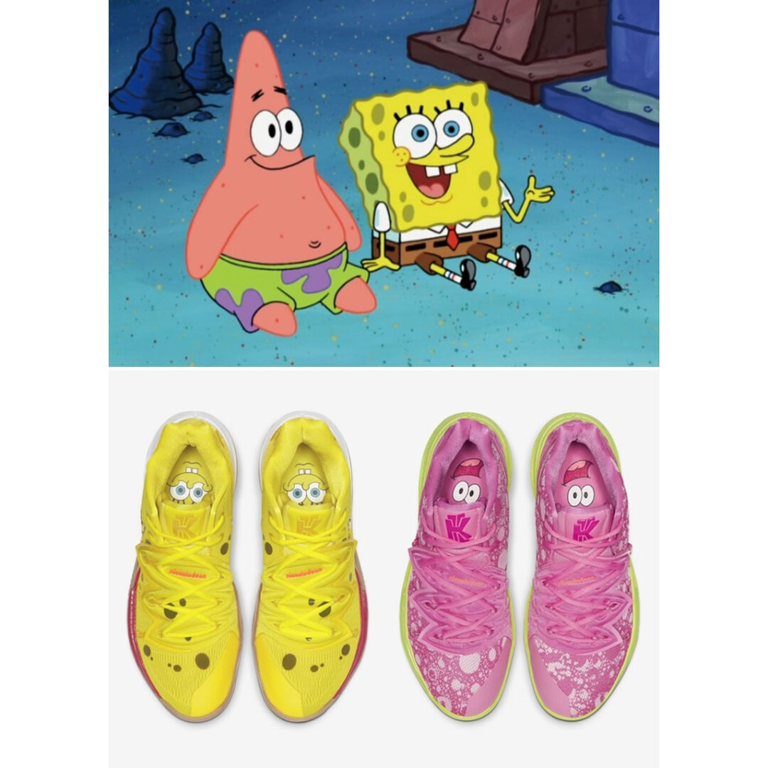 更新＊国内 9/6発売】スポンジボブ × ナイキ カイリー 5 “イカルド