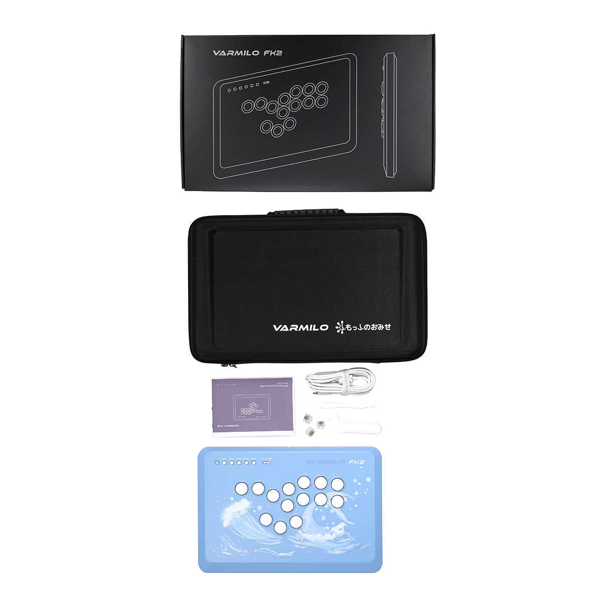 ✴︎ot✴︎Varmilo FK2 青 波デザイン キャリングケース付き FK2 – Varmilo