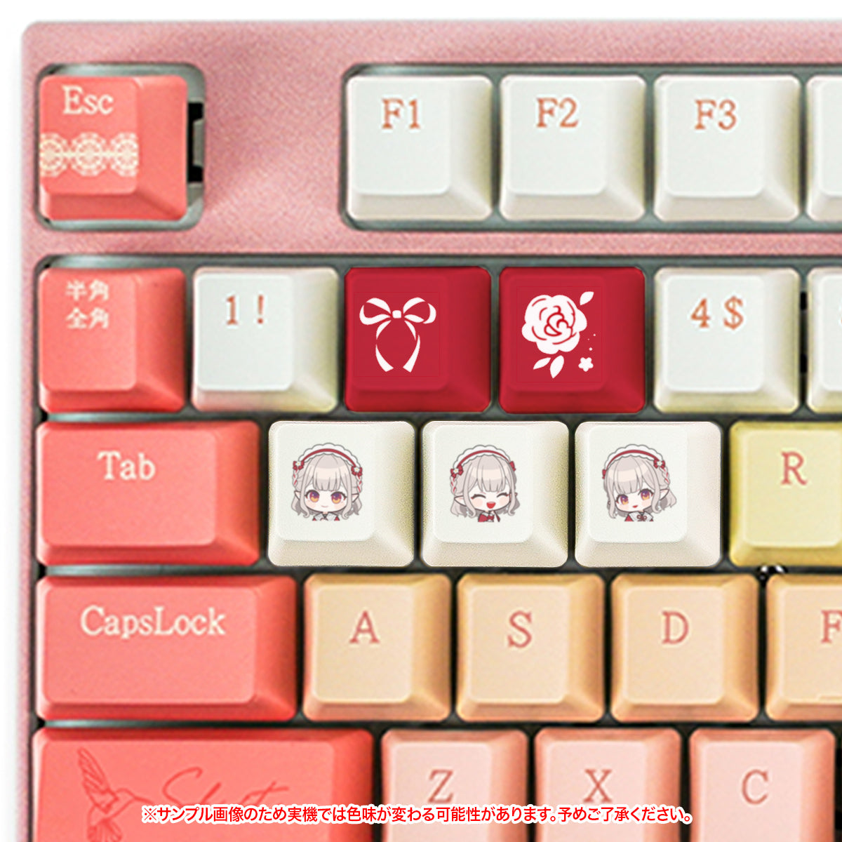 にじさんじ × ふもコレ キーキャップセット える｜ふもコレ(Fumo
