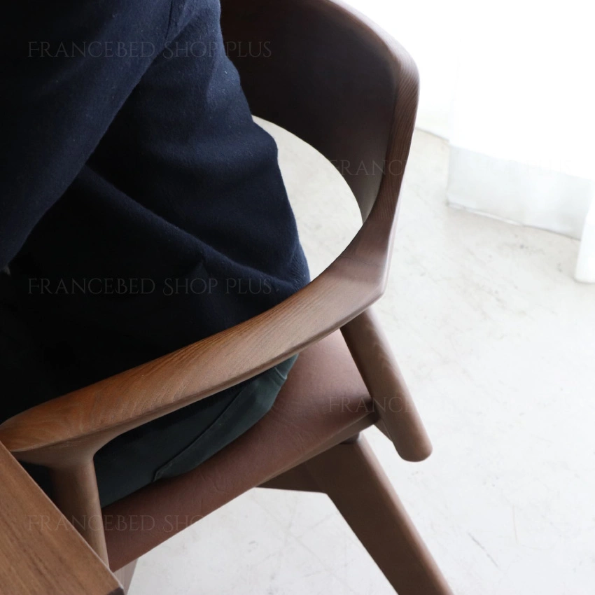 リガラ 110円形ダイニングテーブル BR YT-010 回転チェア 2脚セット