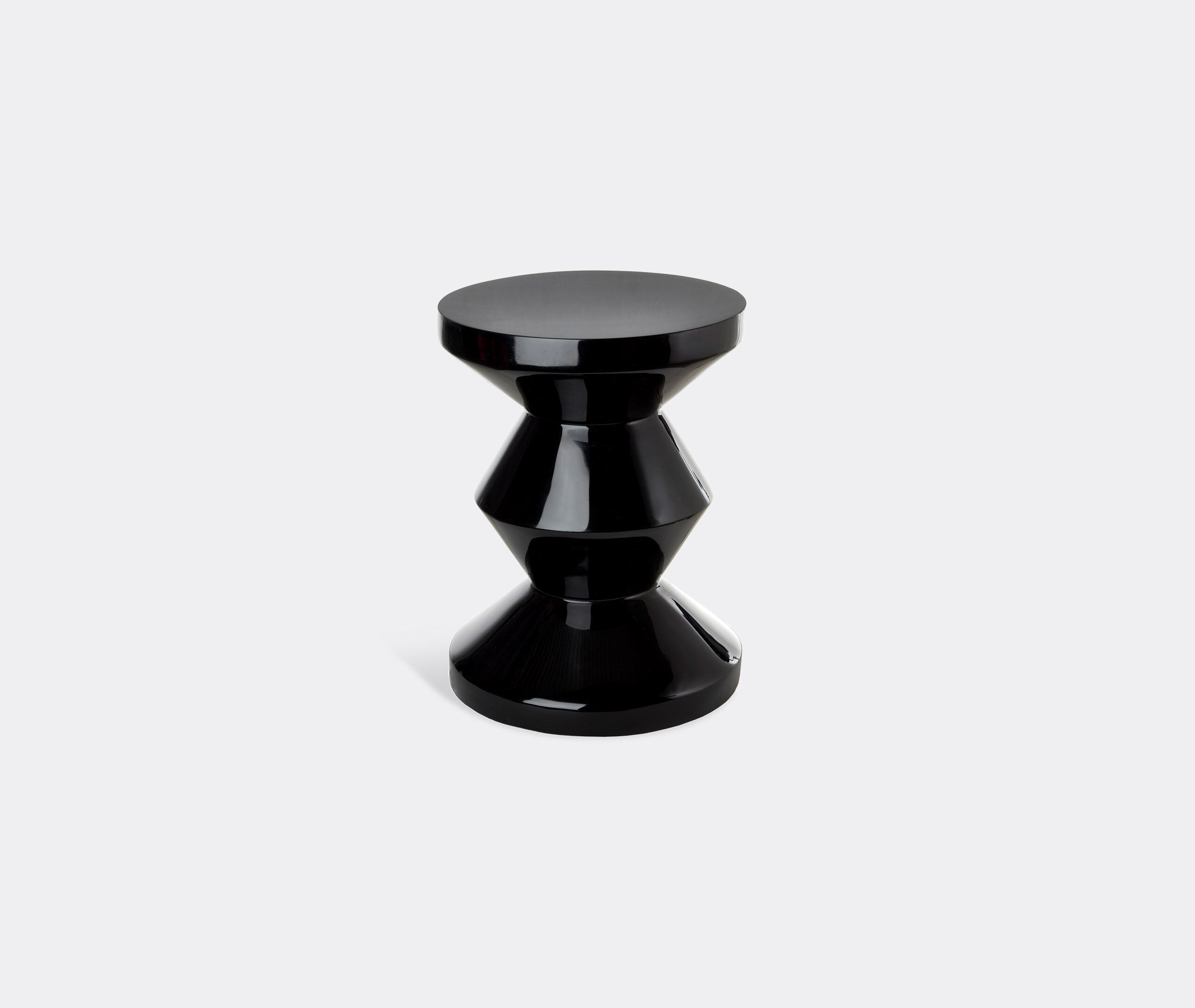 Zig Zag' stool, black by POLSPOTTEN | Seating | FRANKBROS
