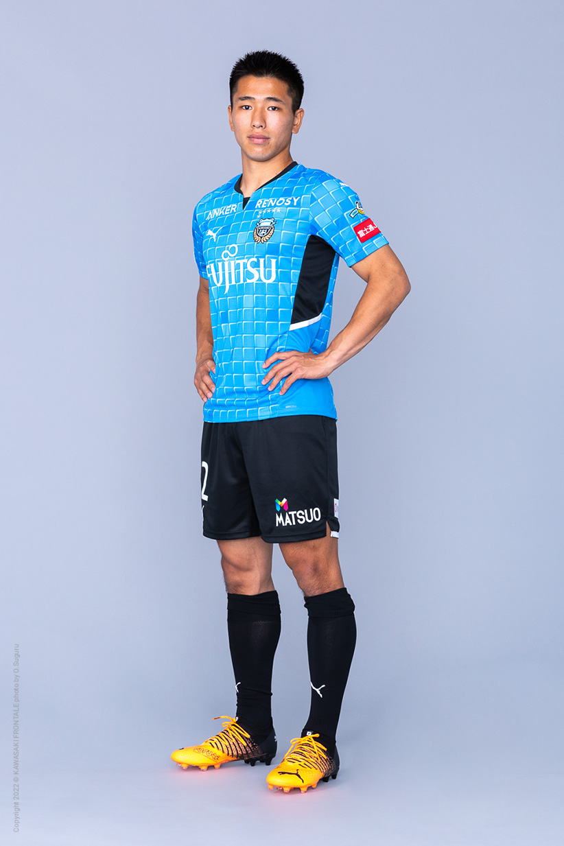 FW32/山田 新選手 | 選手・スタッフプロフィール2022 : KAWASAKI FRONTALE