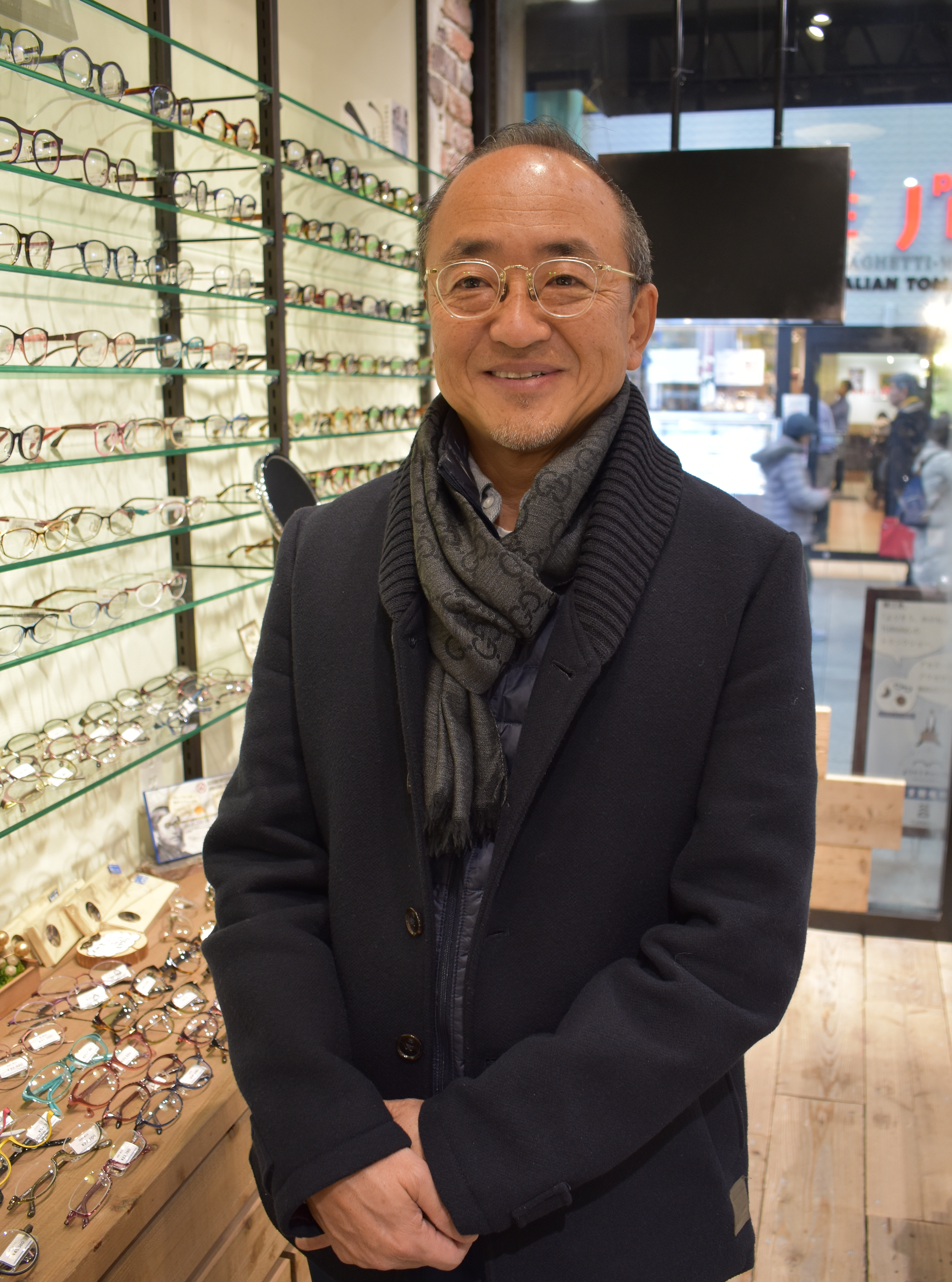 クリアフレームがぴったり馴染む☆F様×OLIVER PEOPLES PEPPARD