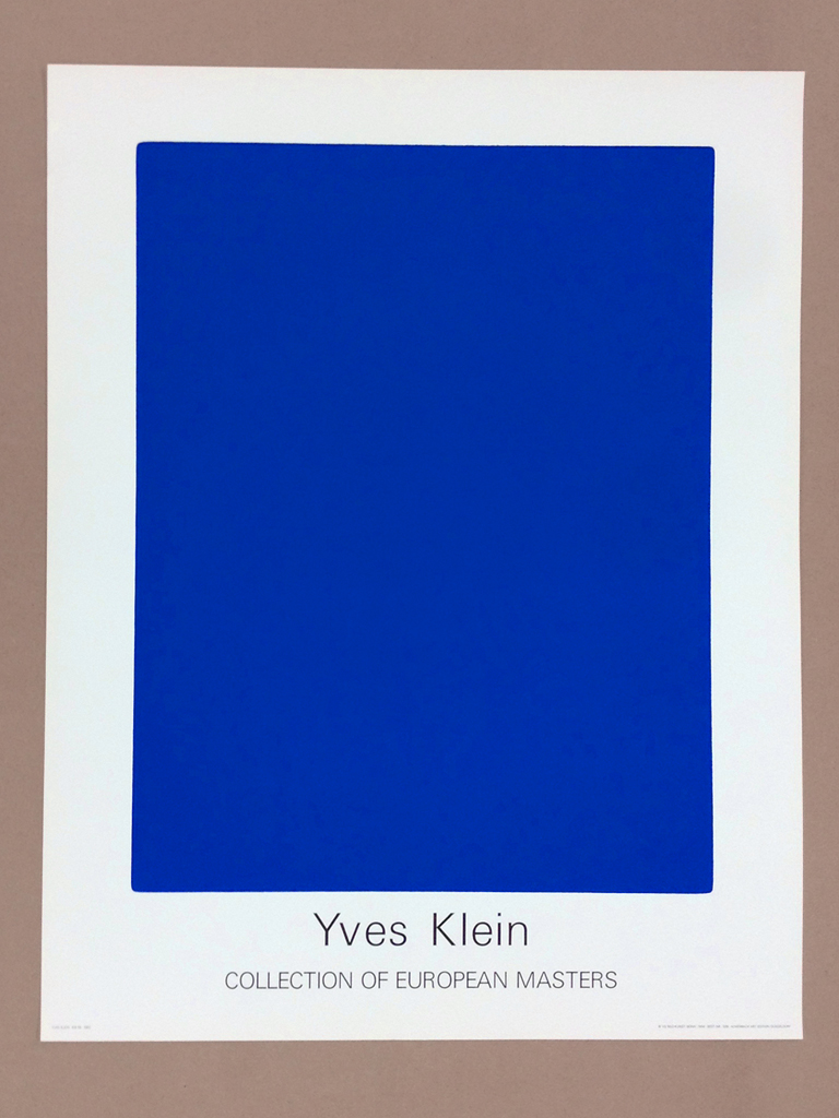 IKB65/イヴ・クライン【Yves Klein】ポスター | アトリエフォロン