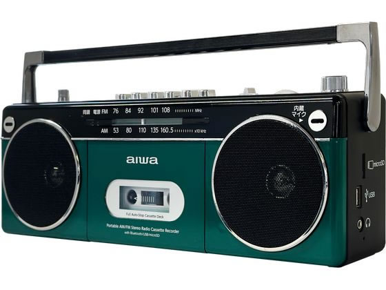 aiwa ラジオカセットプレーヤー GAA4-RCP0002(GN) 通販【フォレスト