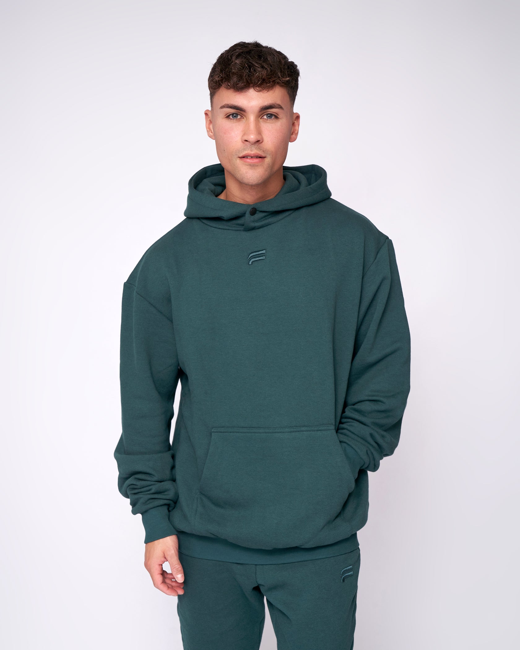 Essential Oversized Hoodie - Emerald - Fortex Fitness