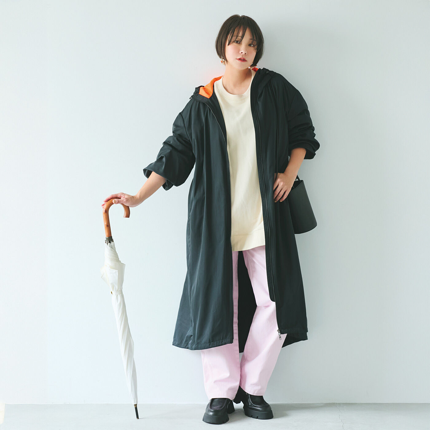 田中美保さん×ラミプリュス コクーンシルエットも楽しめる やわらか撥