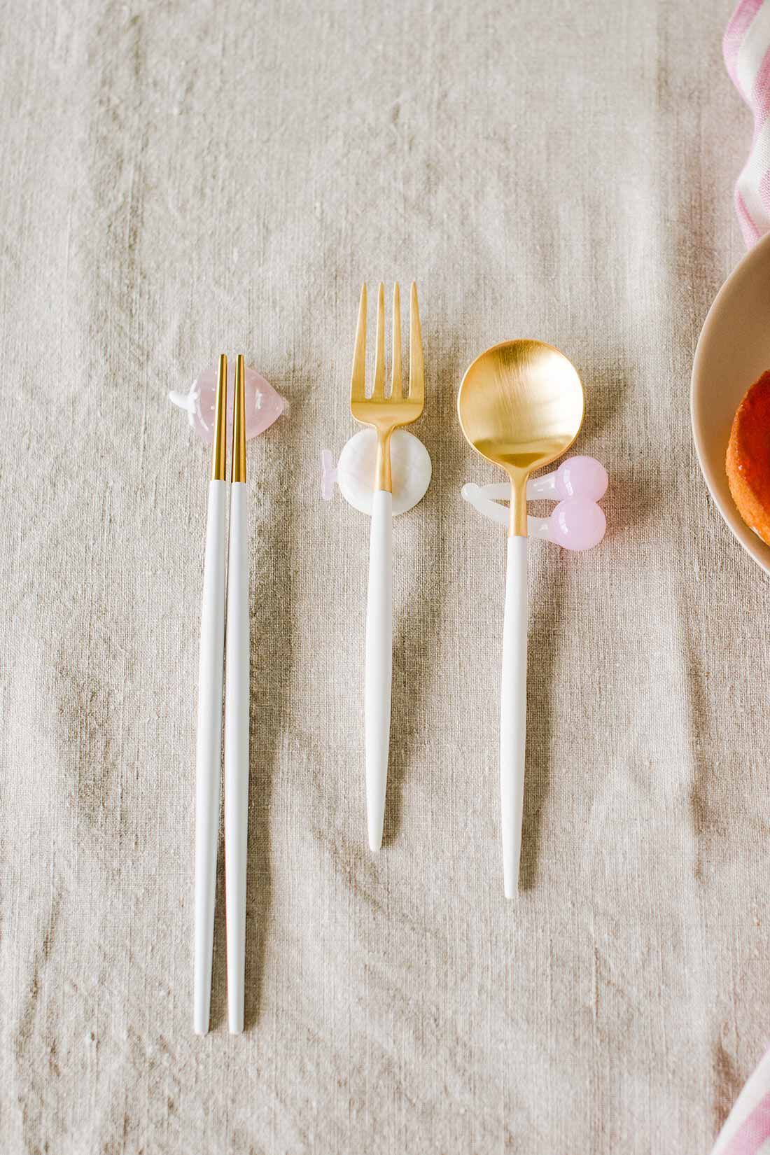 金津沙矢香 ミモザ カトラリーレスト オブジェ 金津沙也香 百花景