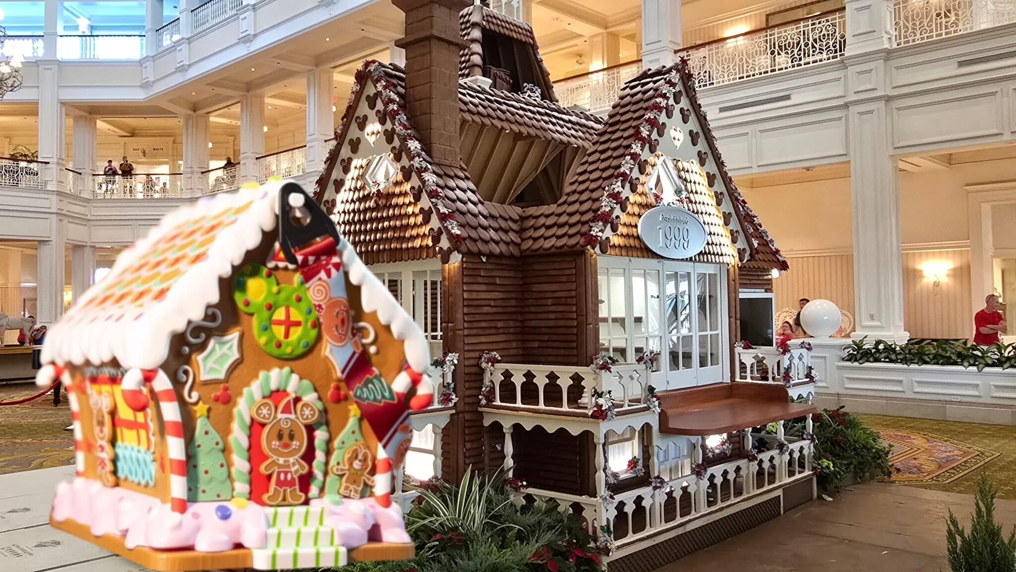 Mickey and Minnie Gingerbread House Popcorn Bucket is Available