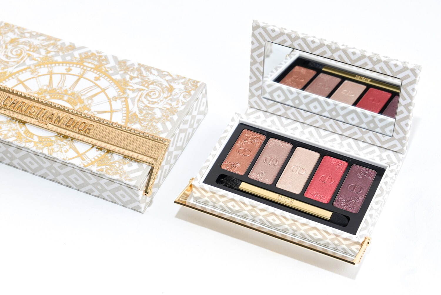 全色スウォッチ】ディオール24年クリスマスコスメ、ゴールドの輝き