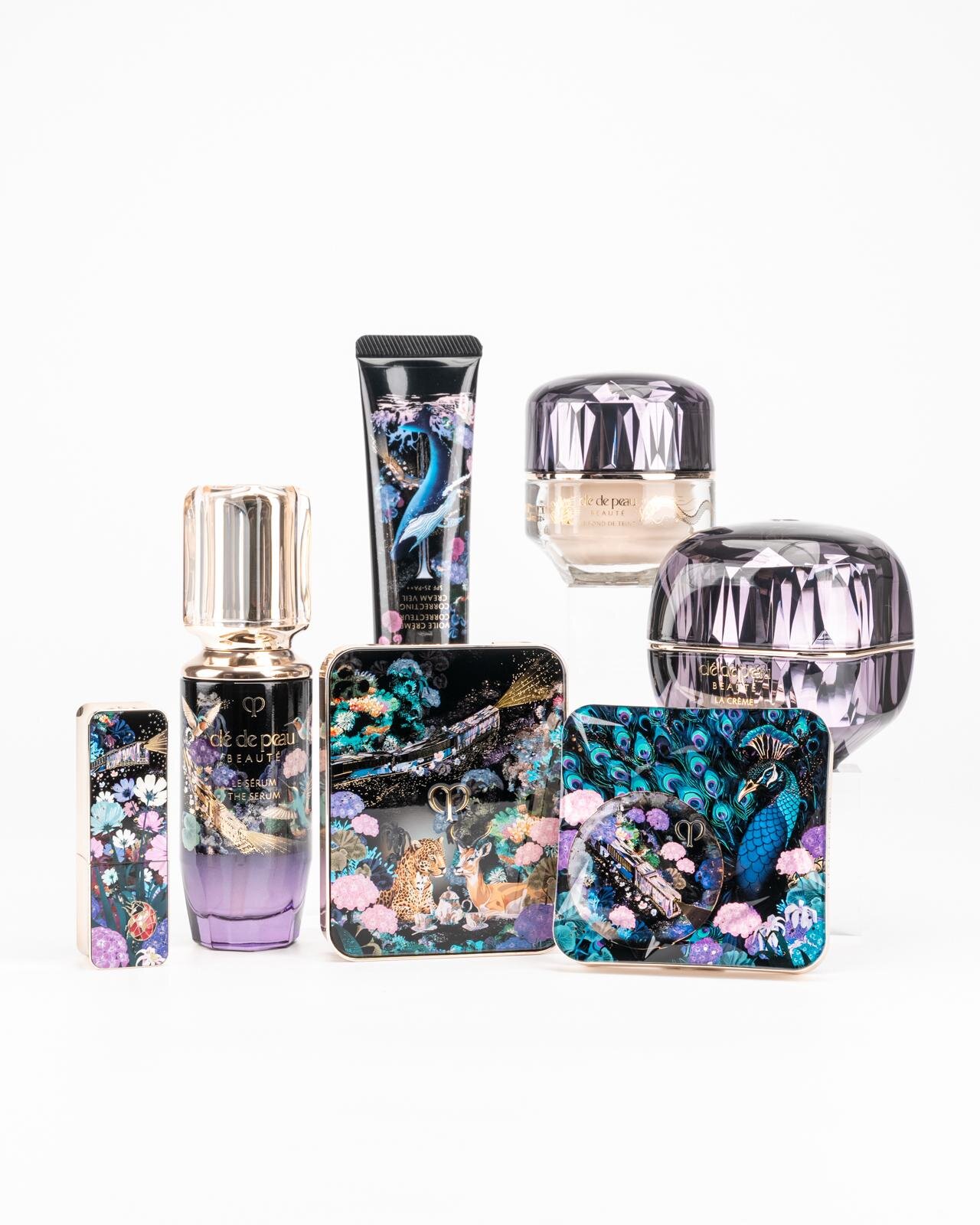 クレ・ド・ポー ボーテ25年クリスマスコスメ第2弾、“神秘的な動物”描い