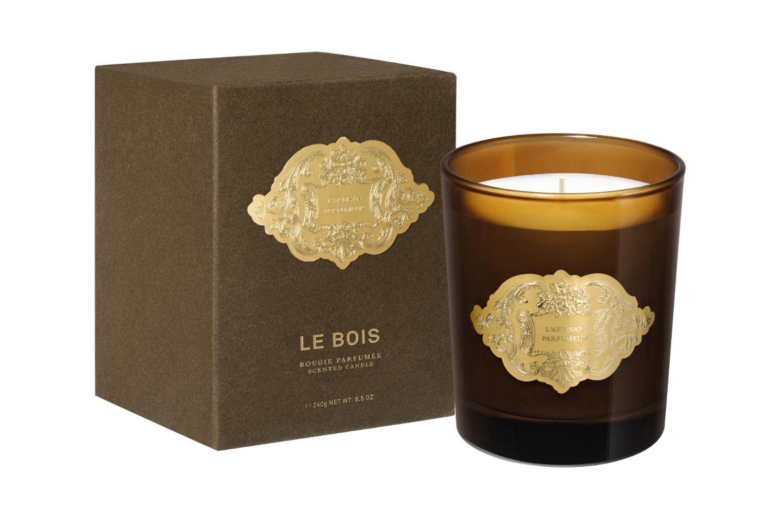 ラルチザン パフューマー「ル ボワ」キャンドル、松葉やブラック