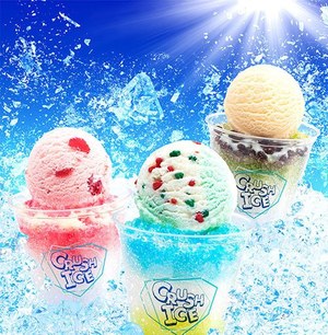 サーティワンのかき氷「クラッシュアイス」限定発売 - ザクザク氷
