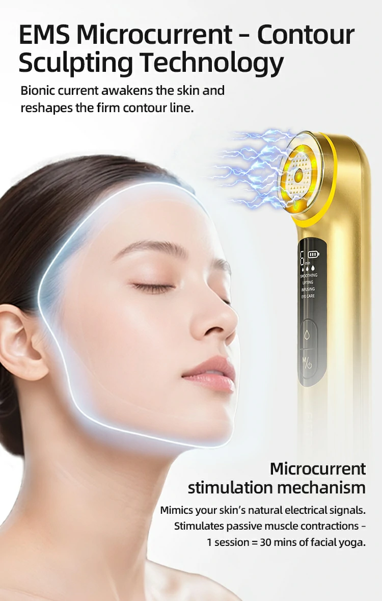 7-in-1 electroporation facial rejuvenation and wrinkle removal