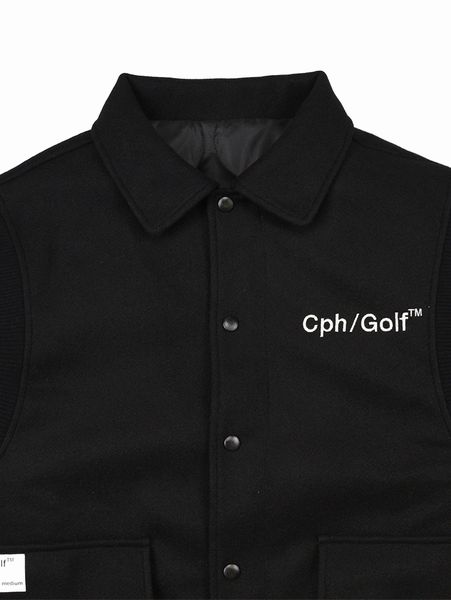 Captains Helm Golf / CPH/GOLF CLUB JACKET -Black-