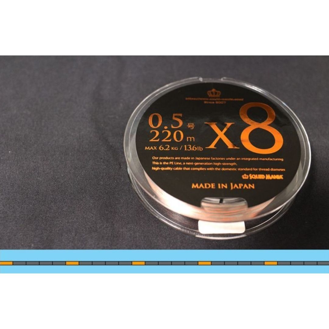 スクイッドマニア】X8-PE オレンジ&スモークシールド – フィッシング