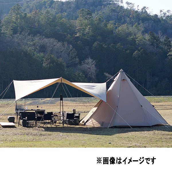 DODお得セット】ワンポールテントL＆いつかのタープセット ブラック