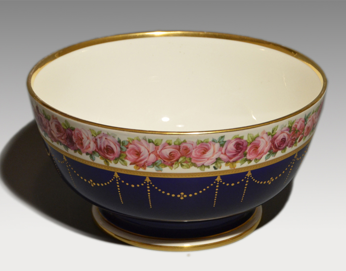 英国 MINTON/ミントン 薔薇文 金彩 ボウル 鉢 アンティーク 1920年頃