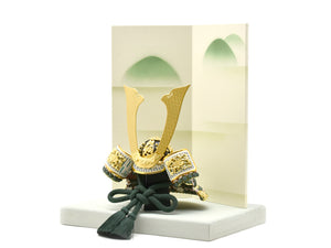 五月人形 武久8号兜 濃緑｜お洒落 上品 コンパクト ナチュラル – 人形