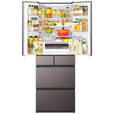 日立 HITACHI 冷蔵庫 6ドア 540L フレンチドア(観音開き) HWCタイプ 幅