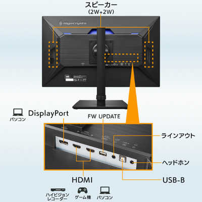 IOデータ ゲーミングモニター LCD-GDQ271JA 180Hz＆WQHD対応27型