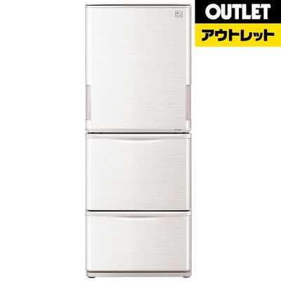シャープ SHARP 冷蔵庫 3ドア どっちもドア(両開き) 350L SJ-PW35B-C
