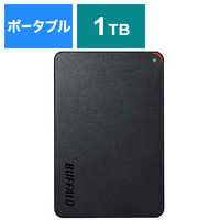 BUFFALO 外付けHDD USB-A接続 (Chrome/Mac/Windows11対応) ブラック
