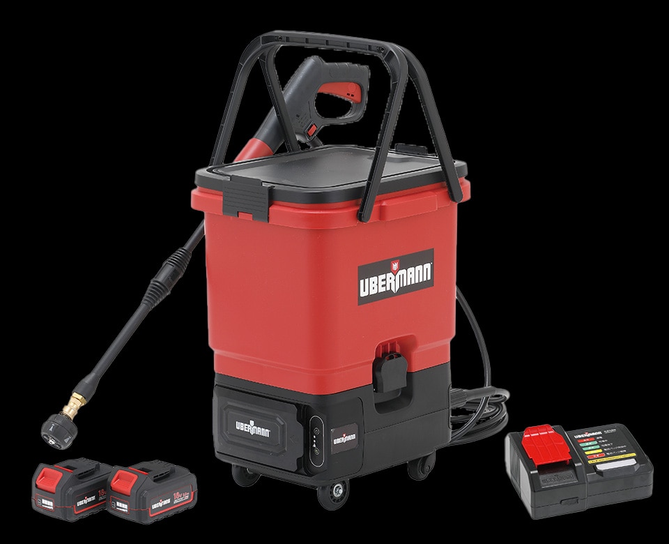 36V(18V×2)充電式高圧洗浄機タンクセット - ウーバマン(UBERMANN
