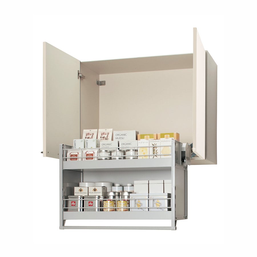 クリナップ ムーブダウン吊戸棚 すみれ モカウッド 間口60cm