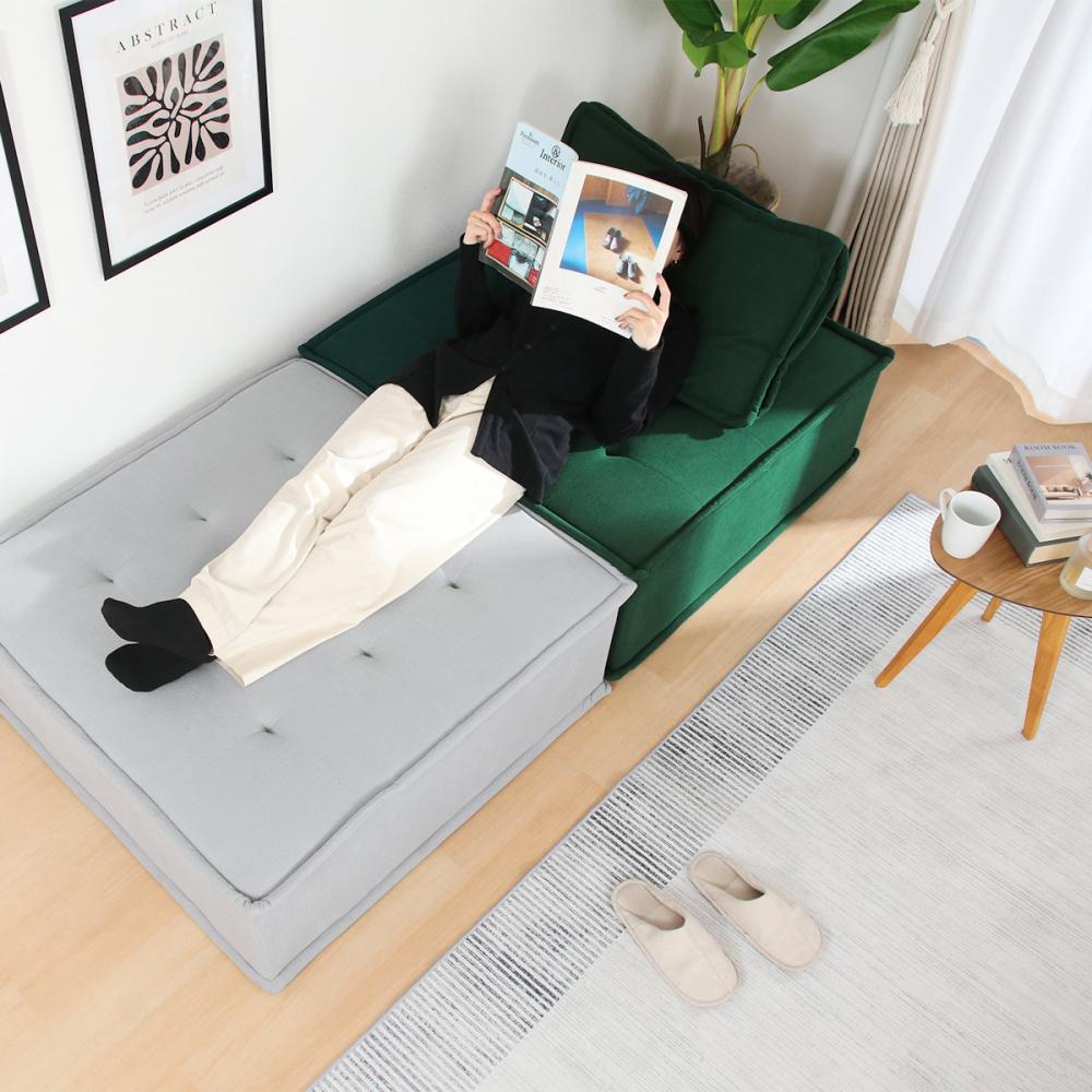 不二貿易 MY STYLEソファ 1人掛け フォレストグリーン FOG