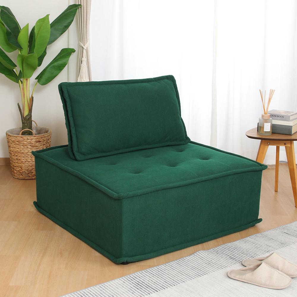 不二貿易 MY STYLEソファ 1人掛け フォレストグリーン FOG