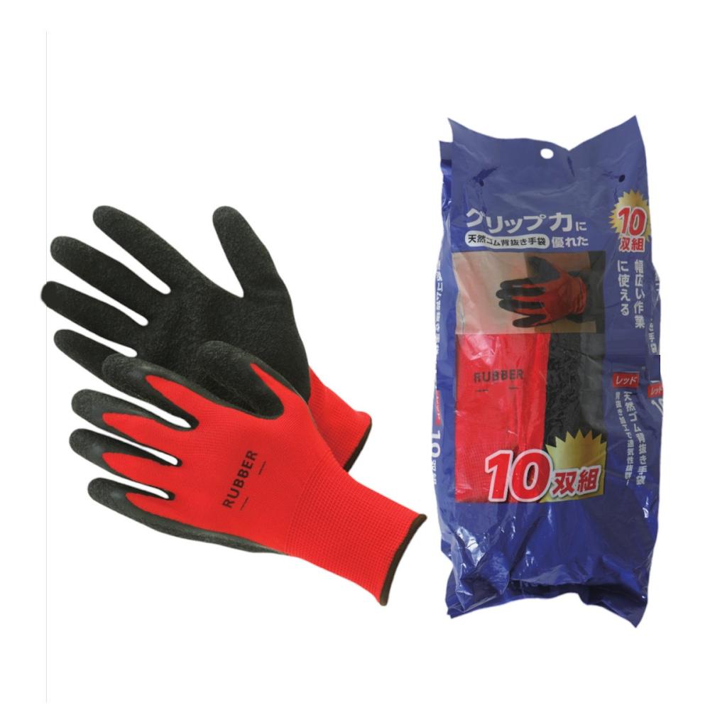 コメリ 天然ゴム背抜き手袋 10双組 S の通販 | ホームセンター