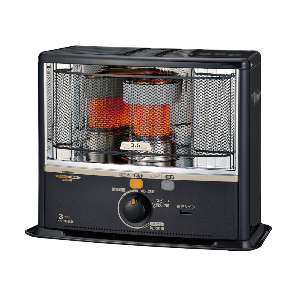 コロナ 反射型 石油ストーブ 木造9畳 ダークグレー SX