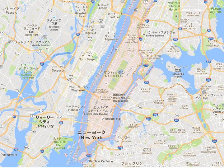 NY マンハッタン｜地図・場所